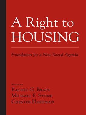cover image of A Right to Housing